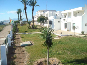 impressive nudist apartment with terrace and two rooms, AC and pool